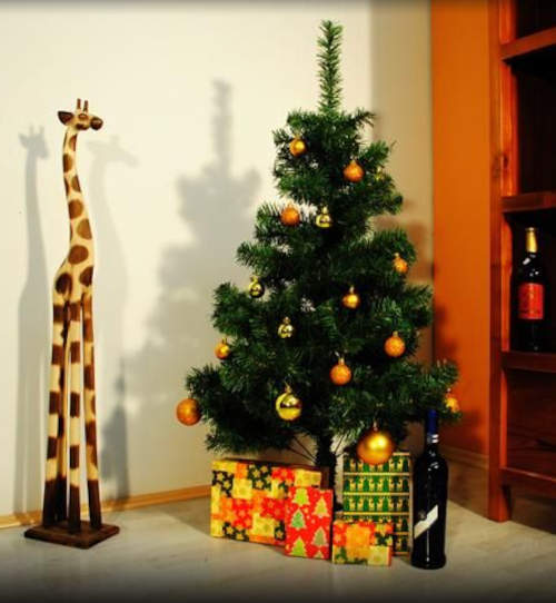 Umělý vánoční stromek do menšího bytu