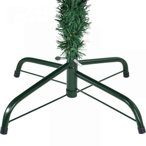 umělý stromek s kovovým zeleným stojanem